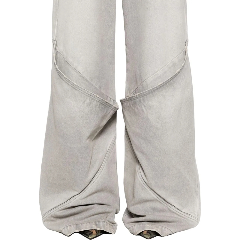 The Attico Boyfriend-Jeans Jeans Grey grau(Image 4)