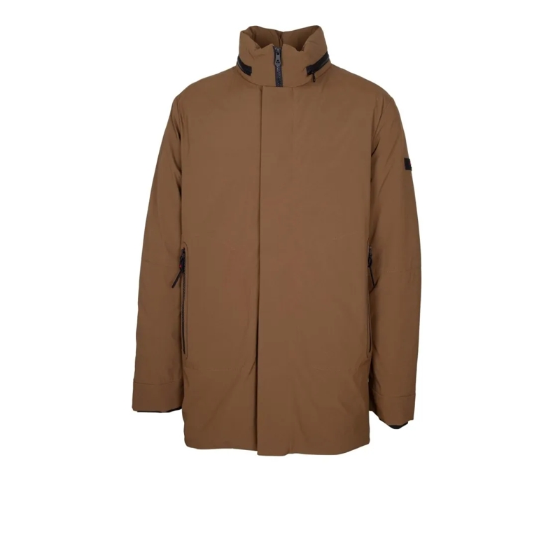 Peuterey Parka Peebles Parka Jacket With Removable Hood Brown