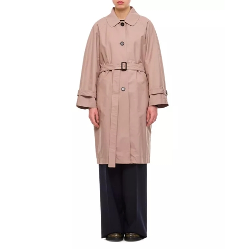Max Mara Ftrench Single Breasted Coat Pink 
