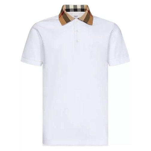 Burberry White Cotton T-Shirts White T-shirts