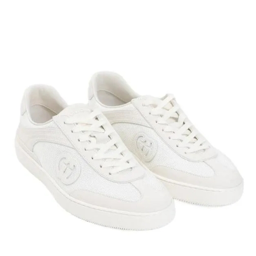 Gucci G74 Blue Leather Sneakers White Low-Top Sneaker