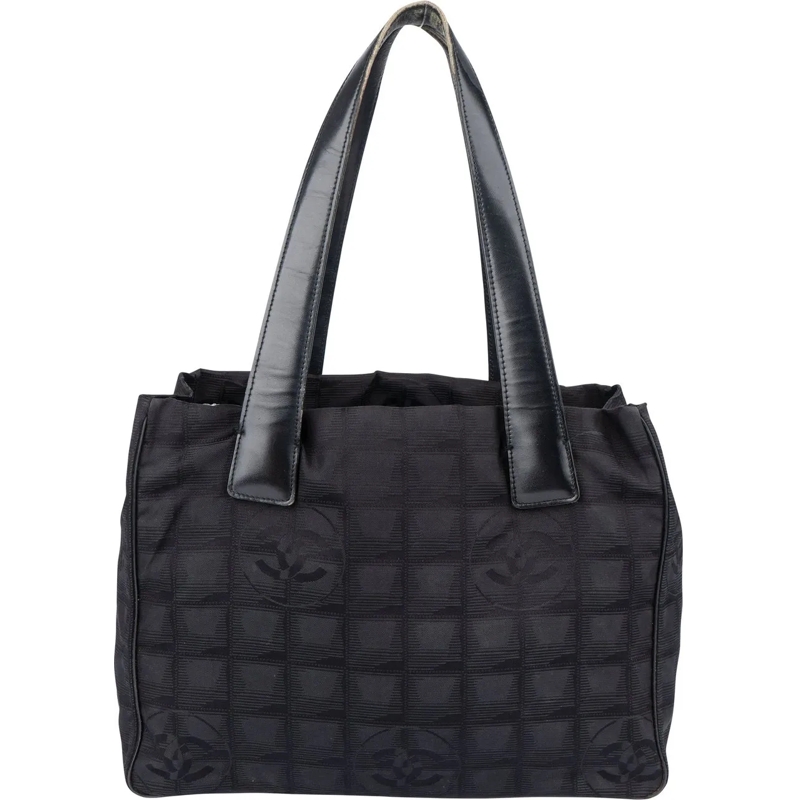 Chanel Sac à bandoulière Chanel Travel Line Monogram Handbag schwarz