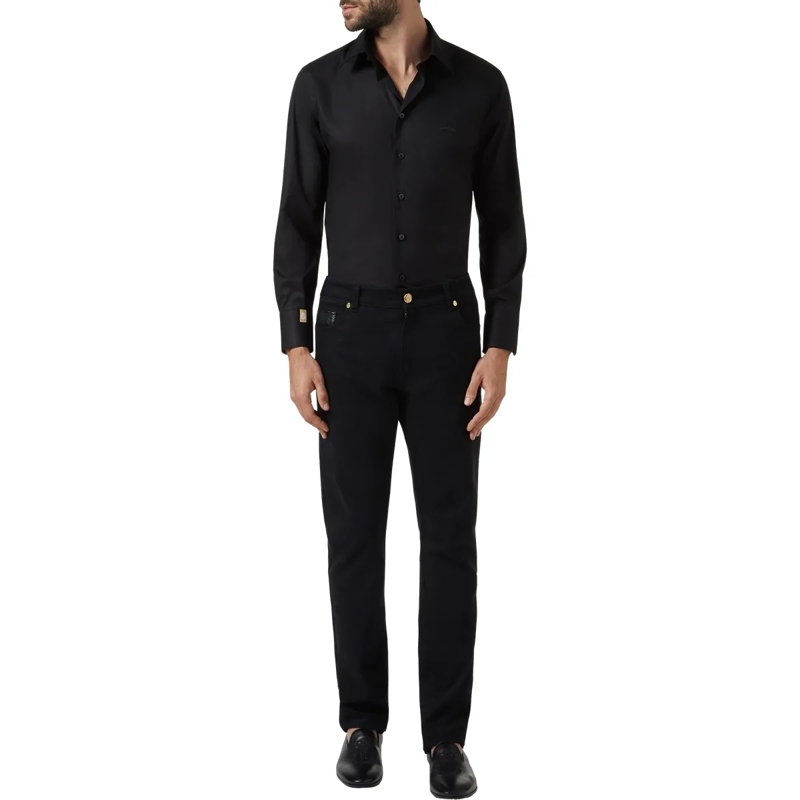 BILLIONAIRE Hemd Hemd Slim Fit Original schwarz(Image 3)