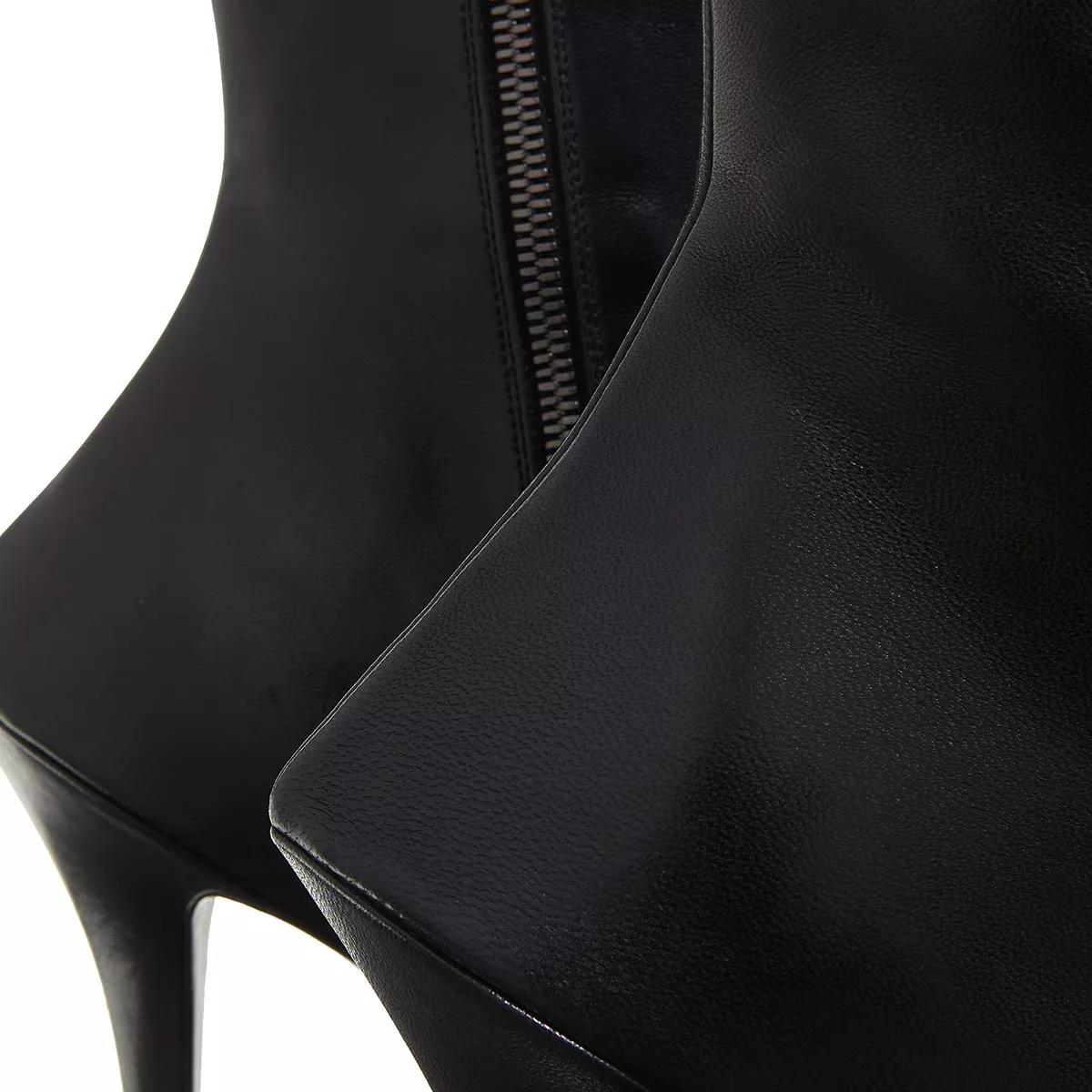 Balenciaga Tiaga Slanted-heel Ankle Booties In Black