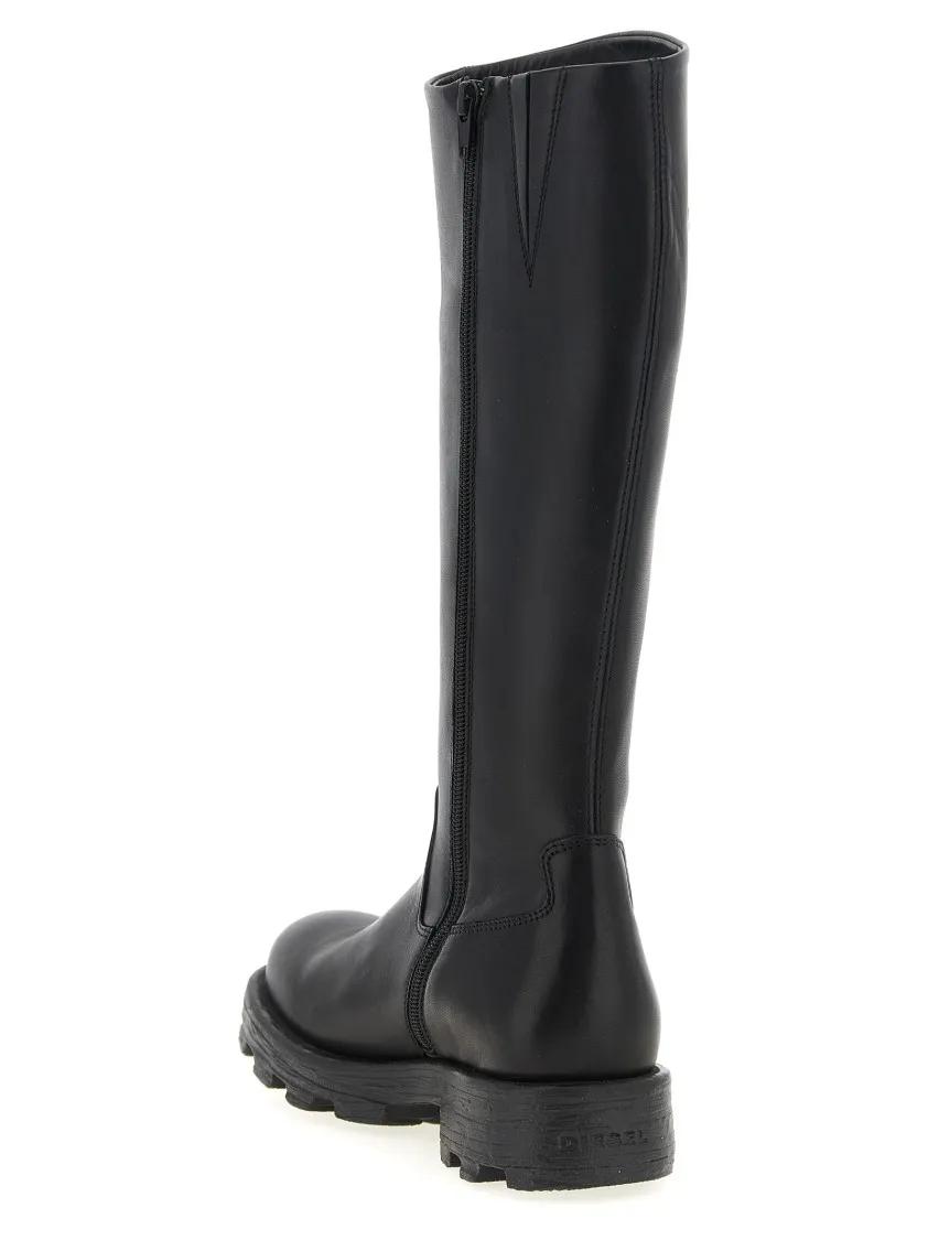 Thumbnail - Diesel Stiefel - Dames Hammer Boots Zwart - Gr. 41 (EU) - in Schwarz - für Damen
