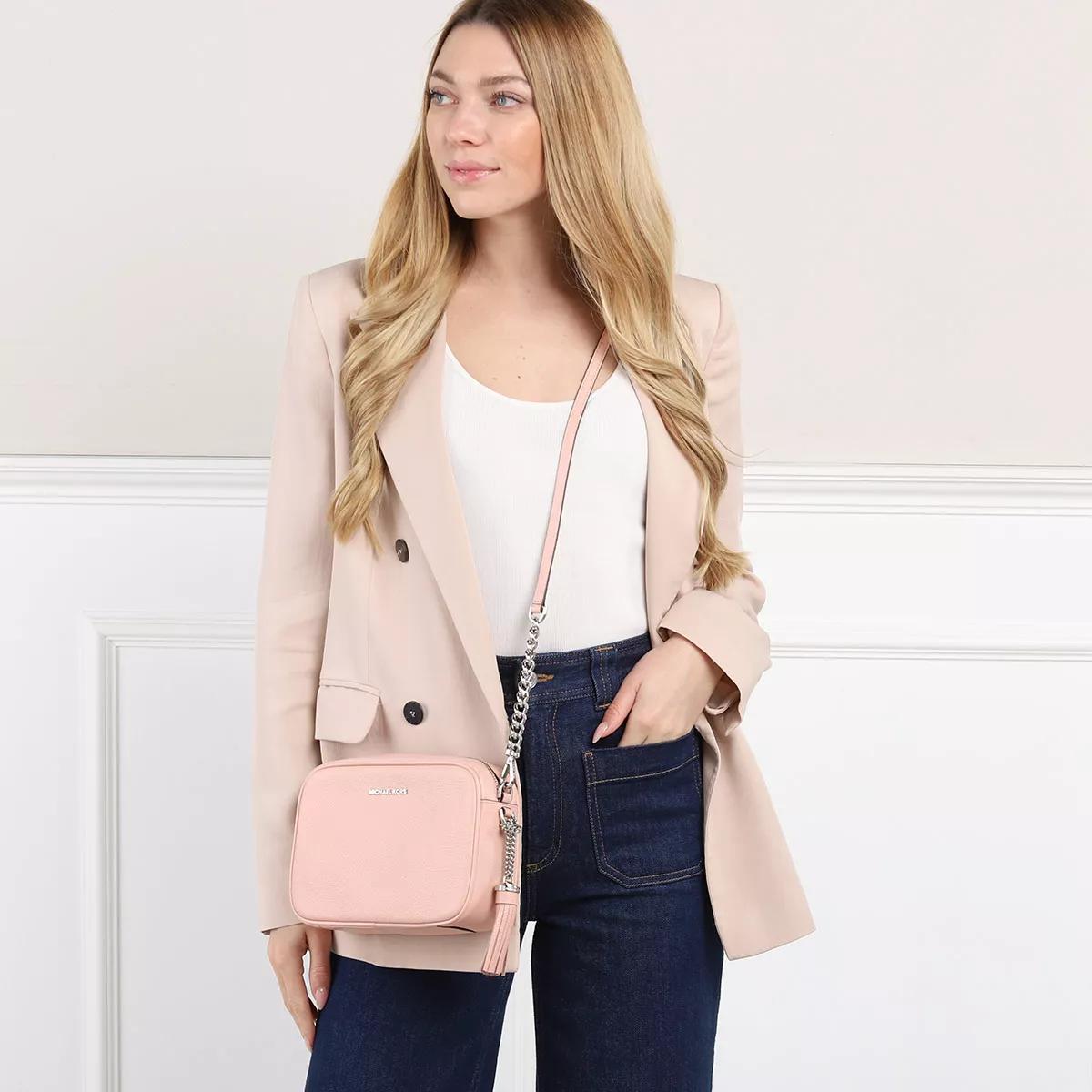 Michael kors pink belt on sale bag