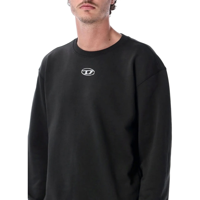 Diesel  Norm Crewneck Logo Nero schwarz(Image 3)