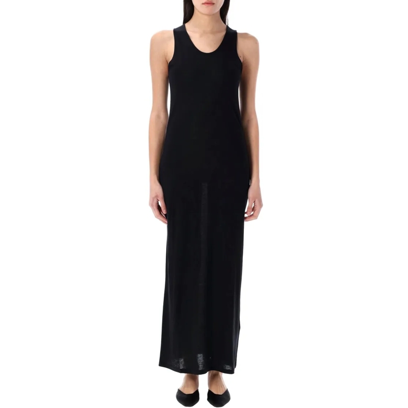 Loulou Studio  Myron Black Long Dress Black