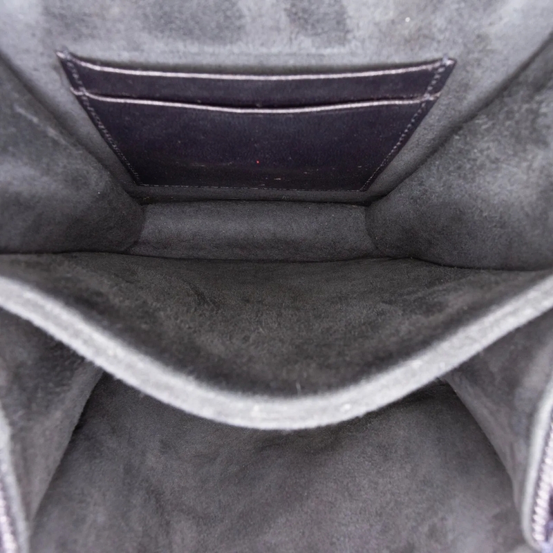 Christian Dior Schultertasche Studded Denim Vertical Diorama Crossbody grau