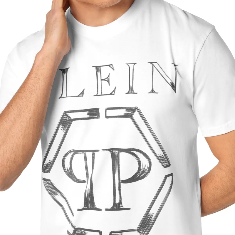 Philipp Plein T-Shirt T-Shirt Hexagon weiss(Image 5)