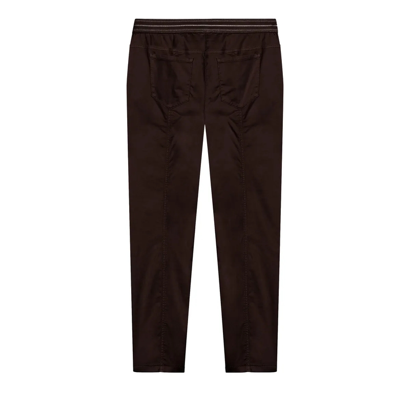 Luisa Cerano Skinny-Leg-Jeans High-Stretch-Colour-Denim marone(Image 6)
