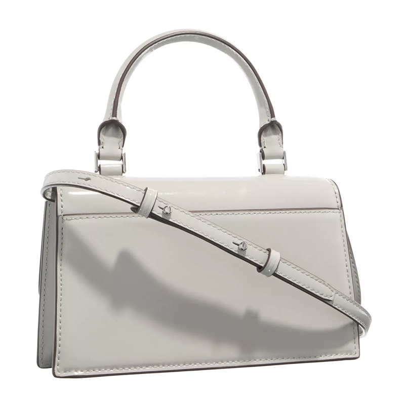Tory Burch Satchel Trend Spazzolato Mini Top-Handle Bag Cloud Gray(Image 3)