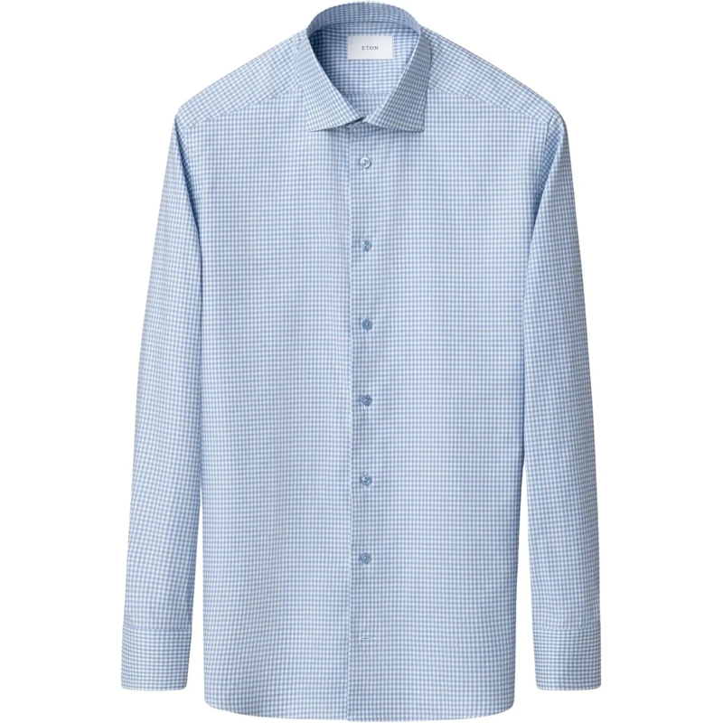 Eton  Eton  Lange Mouw Overhemden Blauw 100014566 blau