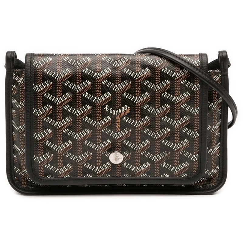 GOYARD Schultertasche Goyardine Plumet Pocket Wallet schwarz