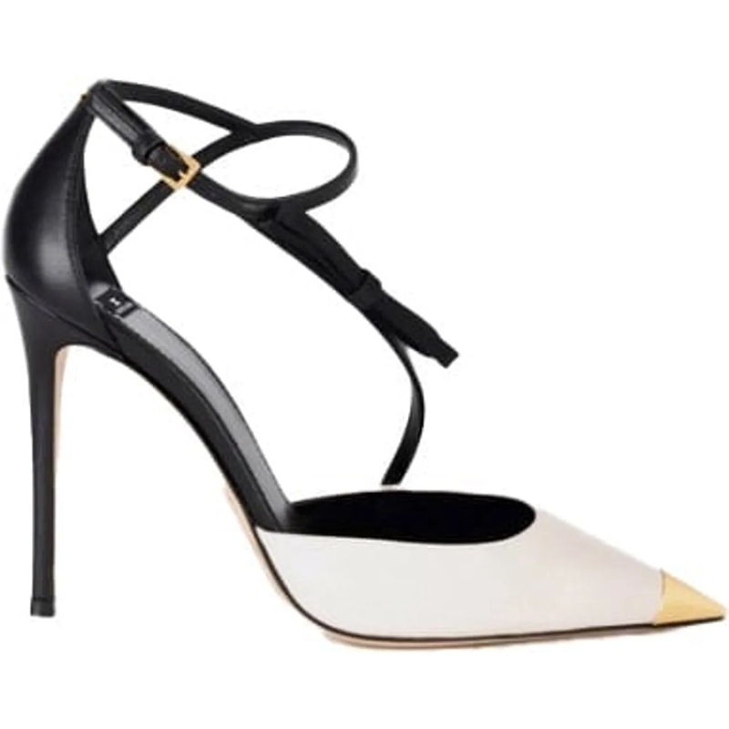 Elisabetta Franchi Sandales Sandals Neroburro schwarz