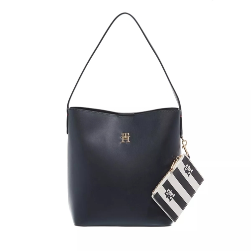 Tommy Hilfiger Iconic Tommy Bucket Bag Space Blue Sac reporter
