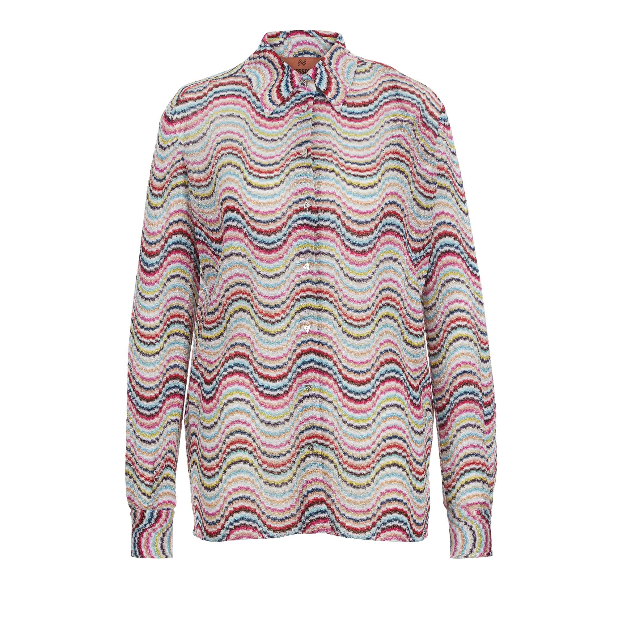 Missoni - LONG SLEEVE Bluse - Größe I48 - bunt