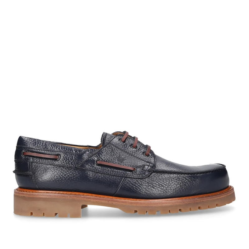 Heinrich Dinkelacker Monkstraps Bootsschuh Miami Plain T blau