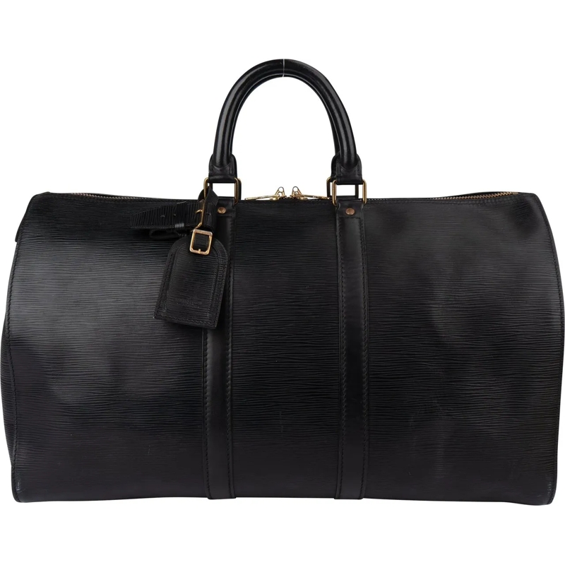 Louis Vuitton Tote Louis Vuitton Noir Epi Leather Keepall 45 schwarz