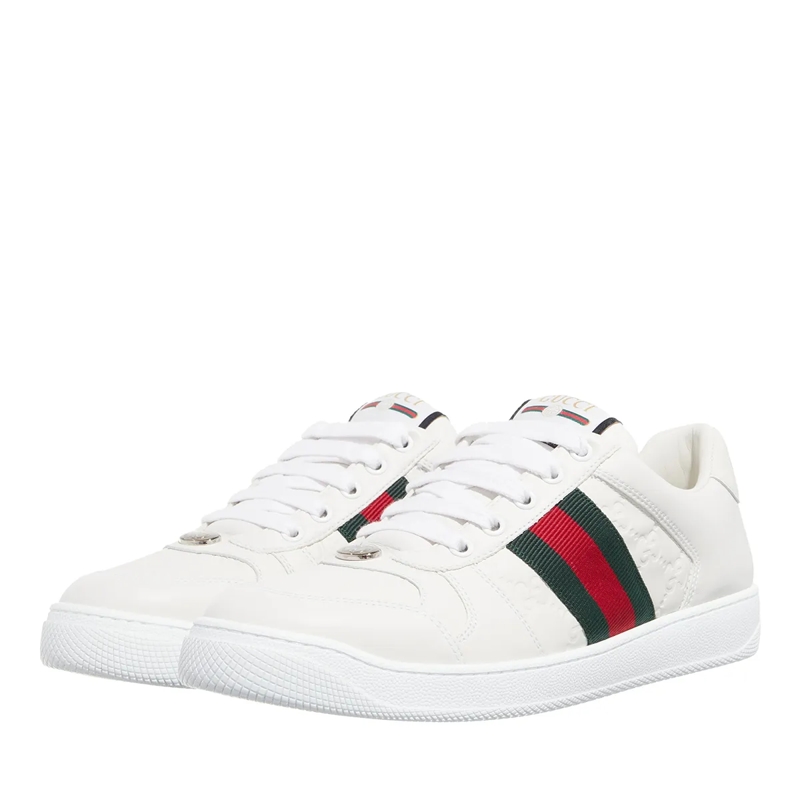 Gucci Sneaker basse Screener Sneakers White / Green / Red