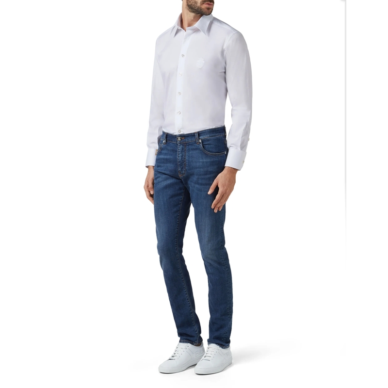 BILLIONAIRE Hemd Hemd Slim Fit Original weiss(Image 4)