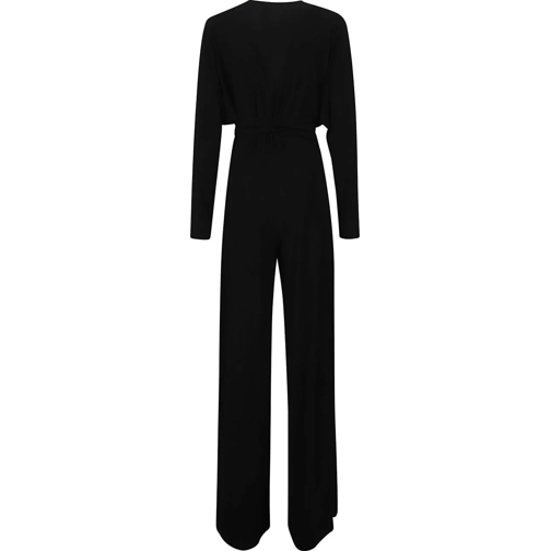 Norma Kamali  Dolman Wrap Jumpsuit Black schwarz