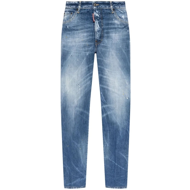 Dsquared2 Jeans mit geradem Bein Trousers Blue blau