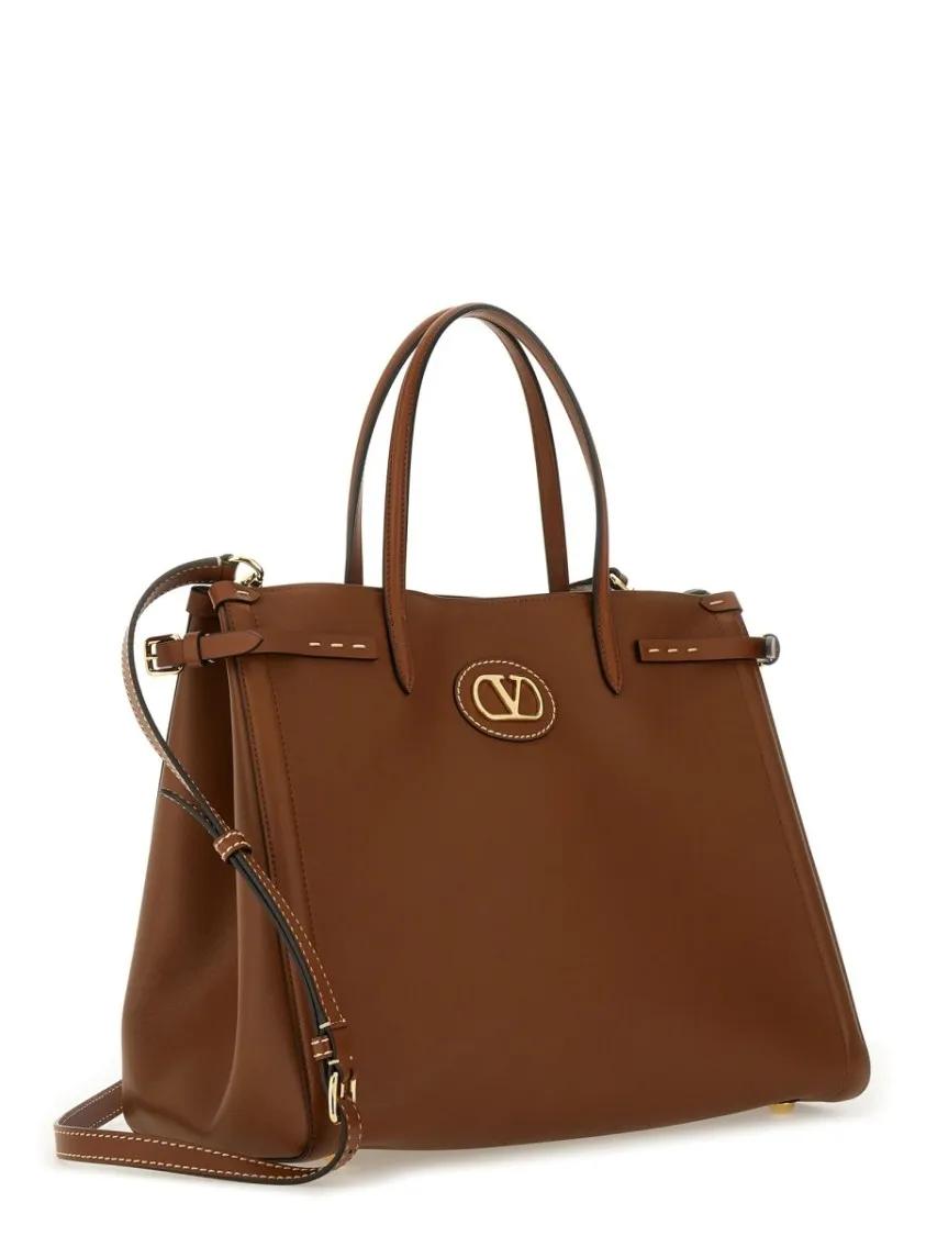 Valentino Garavani Shoppers & Totes Medium "Antibes" Shopping Bag in bruin