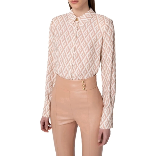 Elisabetta Franchi Blusen Shirts Beige beige