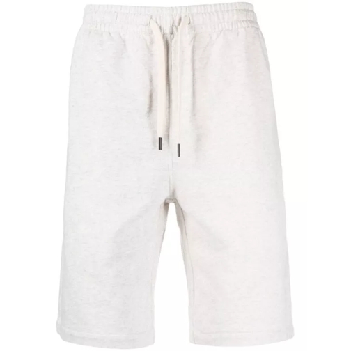 Isabel Marant Ecru Cotton Organic Cotton Blend Track Shorts Grey Pantaloncini casual