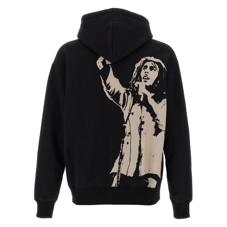 パーカー・フーディ Junya Watanabe Fleece Cotton Oversized Hoodie With Logo Junya Watanabe Fleece Cotton Oversized Hoodie With Logo
