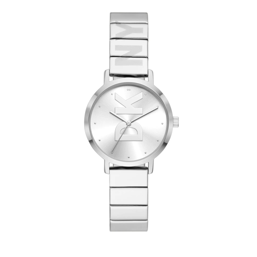 DKNY Automatikuhr The Modernist Dreizeiger-Edelstahluhr Silver