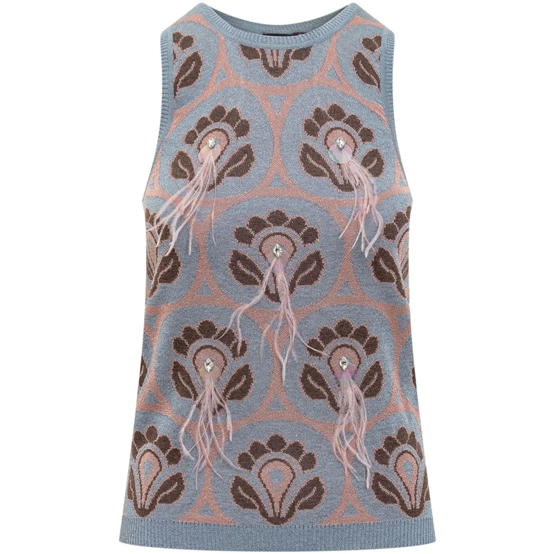 Etro  Top Aura blau