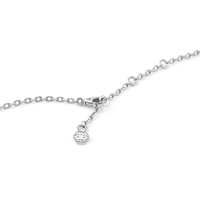 Philipp Plein Mittellange Halskette Necklace The Plein Cuff silber(Image 3)