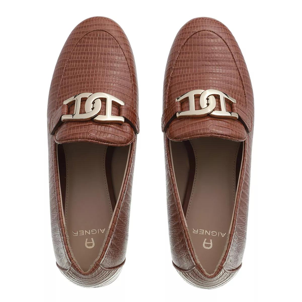 AIGNER Fiona 2G Loafers Cognac Loafer