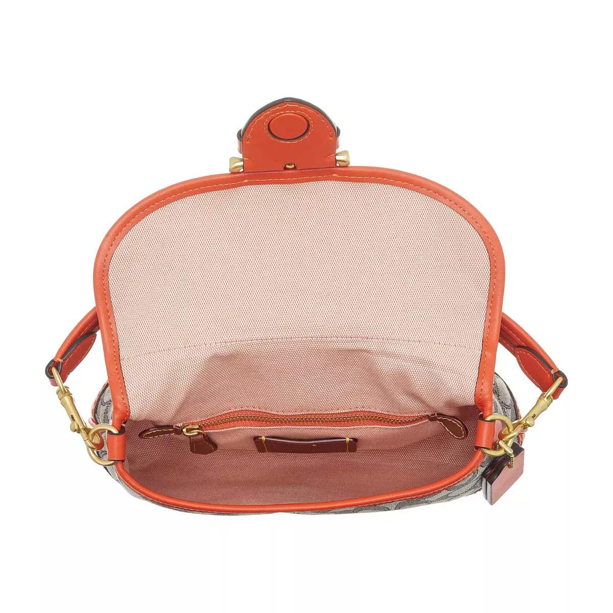 Coach Soho Signature Jacquard Shoulder Bag - Sun Orange