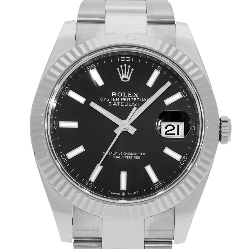 Rolex Automatikuhr Datejust Schwarz