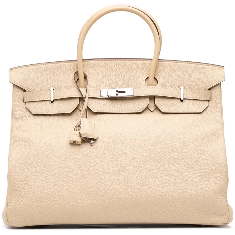 Hermès Tote Togo Birkin Retourne 40 braun