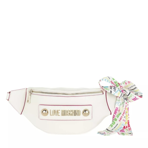 Love Moschino Soft Grain Pu Crossbody Bag Bianco Cross body-väskor