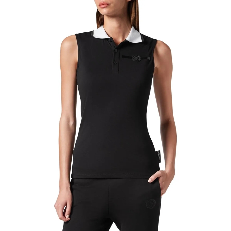 Plein Sport Poloshirt Poloshirt Ss Basic schwarz(Image 4)