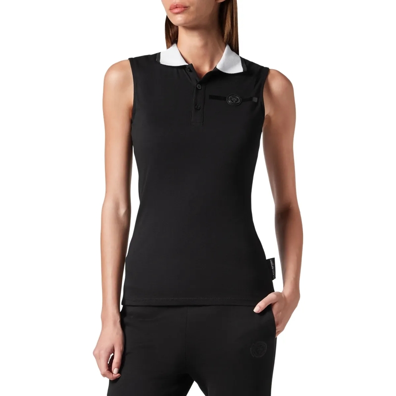 Plein Sport Top Poloshirt Ss Basic schwarz(Image 3)