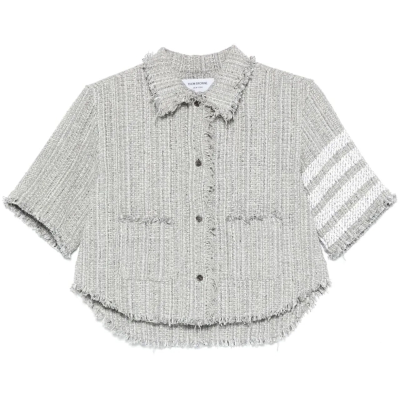 Thom Browne Chemisier Shirts Grey grau