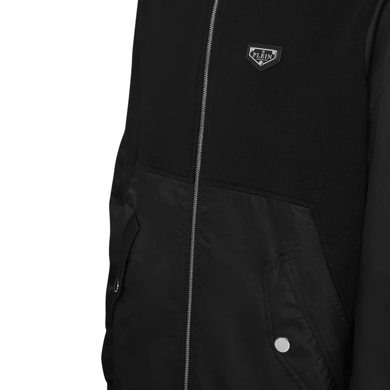 Philipp Plein Top Sweatjacke Mit Kapuze Iconic Plein schwarz(Image 5)