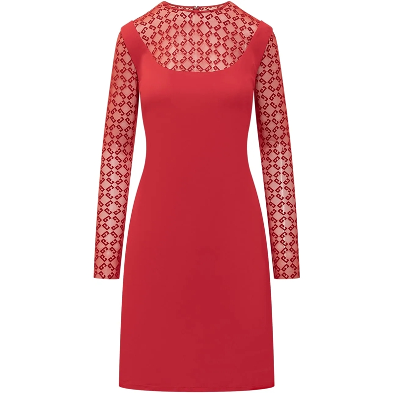 Givenchy Mini-robe Dress con Motivo Monogram 72 rot