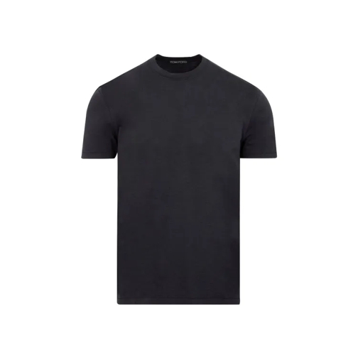 Tom Ford Black Basic T-Shirt Black 