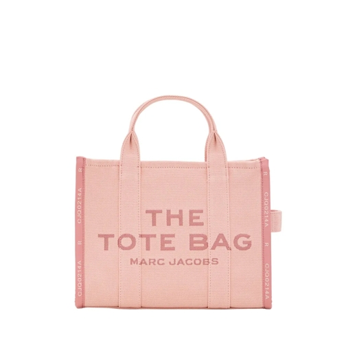 Marc Jacobs The Medium Jacquard Tote Bag Pink Rymlig shoppingväska