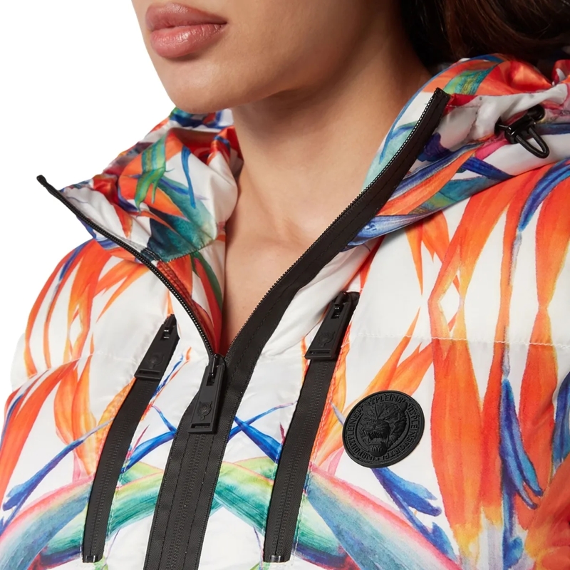 Plein Sport Weste Weste Flowers weiss(Image 4)