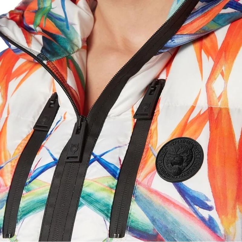 Plein Sport Weste Weste Flowers weiss(Image 5)