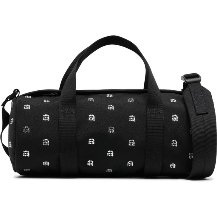Alexander Wang Wangsport Monogram Mini Duffle Bag schwarz Tote