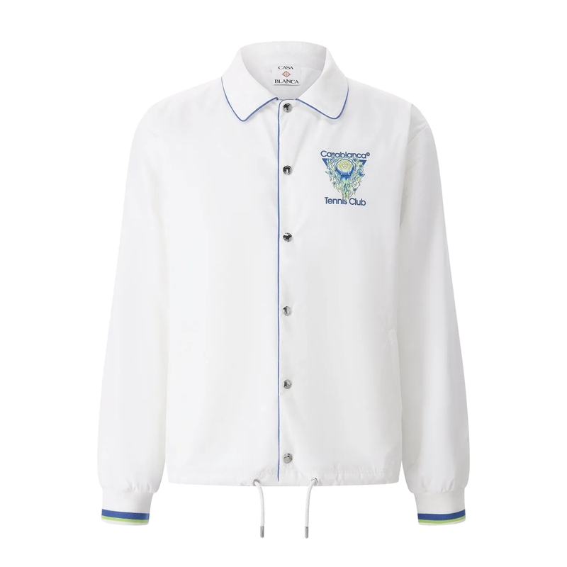 Casablanca Veste de transition Leichte Jacke mit Print weiß